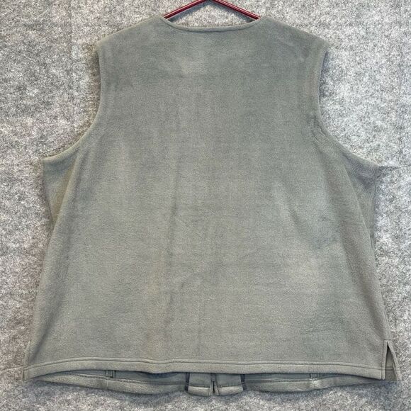 BOB MACKIE Wearable Art Women’s 2X Gray Black Vest Embroidered Full Zip Fleece - Picture 8 of 14